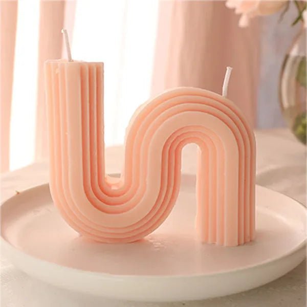 U - Shaped Scented Candles | Trending Candles, Colourful, Long - Lasting - VarietyGifts