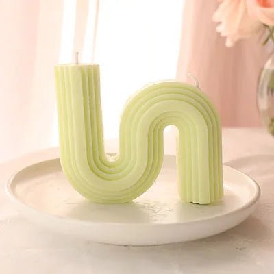 U - Shaped Scented Candles | Trending Candles, Colourful, Long - Lasting - VarietyGifts