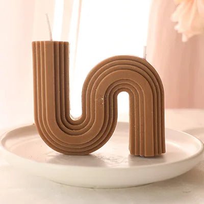 U - Shaped Scented Candles | Trending Candles, Colourful, Long - Lasting - VarietyGifts