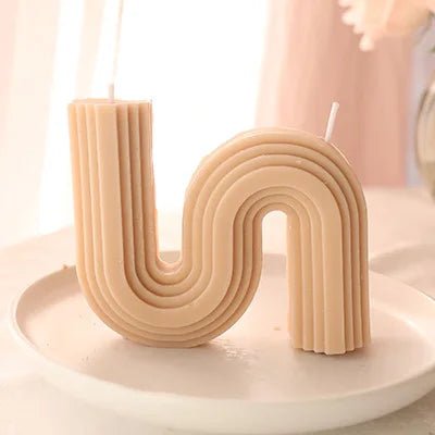 U - Shaped Scented Candles | Trending Candles, Colourful, Long - Lasting - VarietyGifts