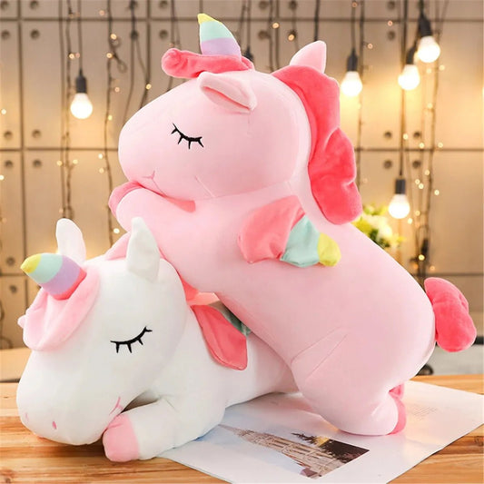 Cute Unicorn Plush Toy 25cm | Pink Stuffed Unicorn, Soft & Cute Teddy - VarietyGifts