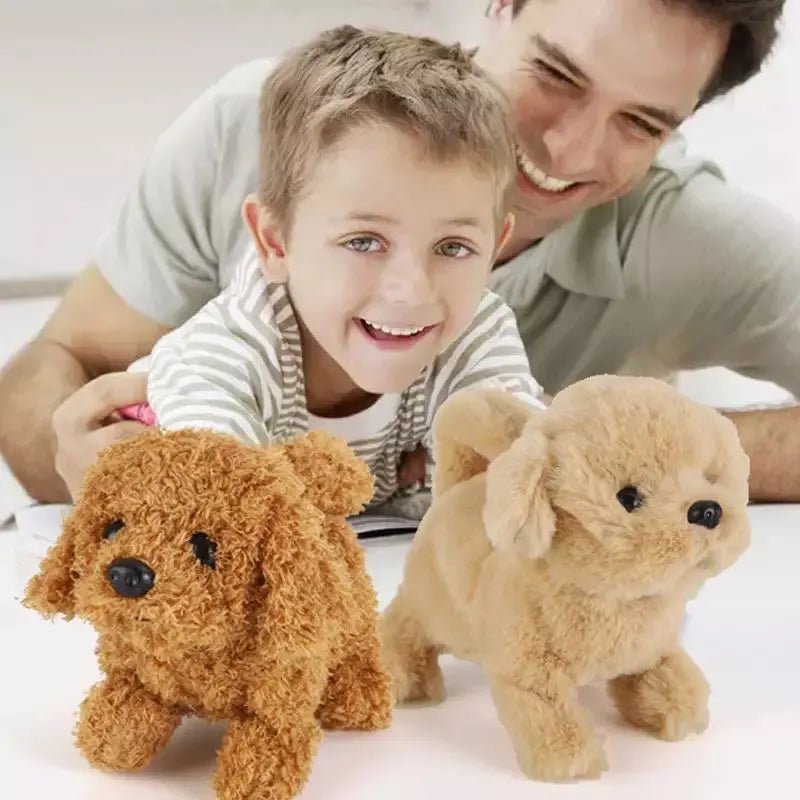 Walking & Barking Toy Dog | Tail Wagging Interactive Plush For Kids