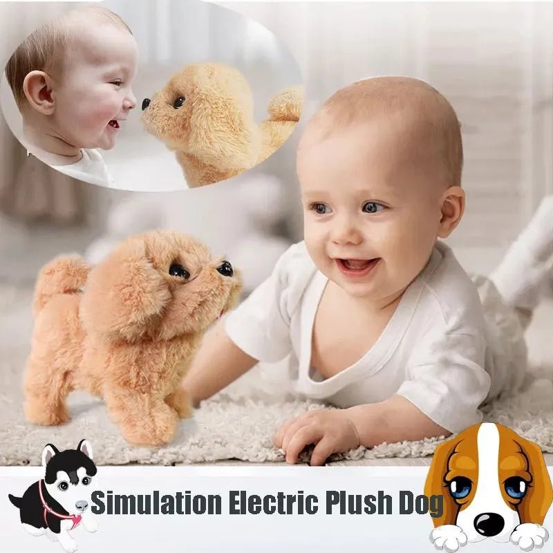 Walking & Barking Toy Dog | Tail Wagging Interactive Plush For Kids - VarietyGifts