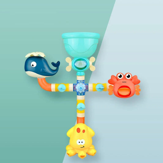 Water Works Pipes Toy | Children's Bath Toys, Water Sprayer, Shower - VarietyGifts