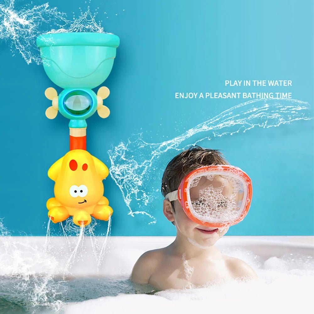 Water Works Pipes Toy | Children's Bath Toys, Water Sprayer, Shower - VarietyGifts