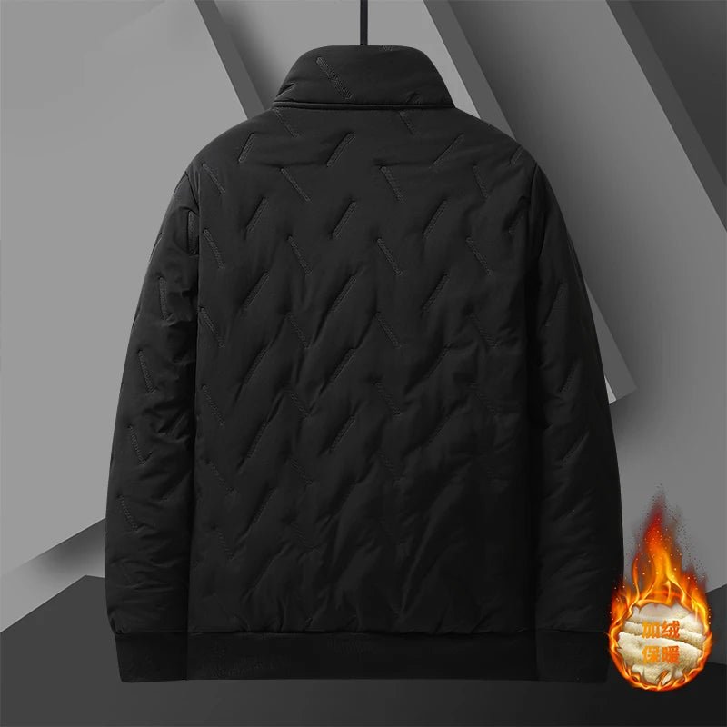 Winter Jacket For Men | Warm Waterproof Thick Wool Jacket, Fleece Coat - VarietyGifts