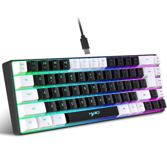 Wired USB Gaming Keyboard | Portable, RGB Backlit, Gamers Keyboard - VarietyGifts