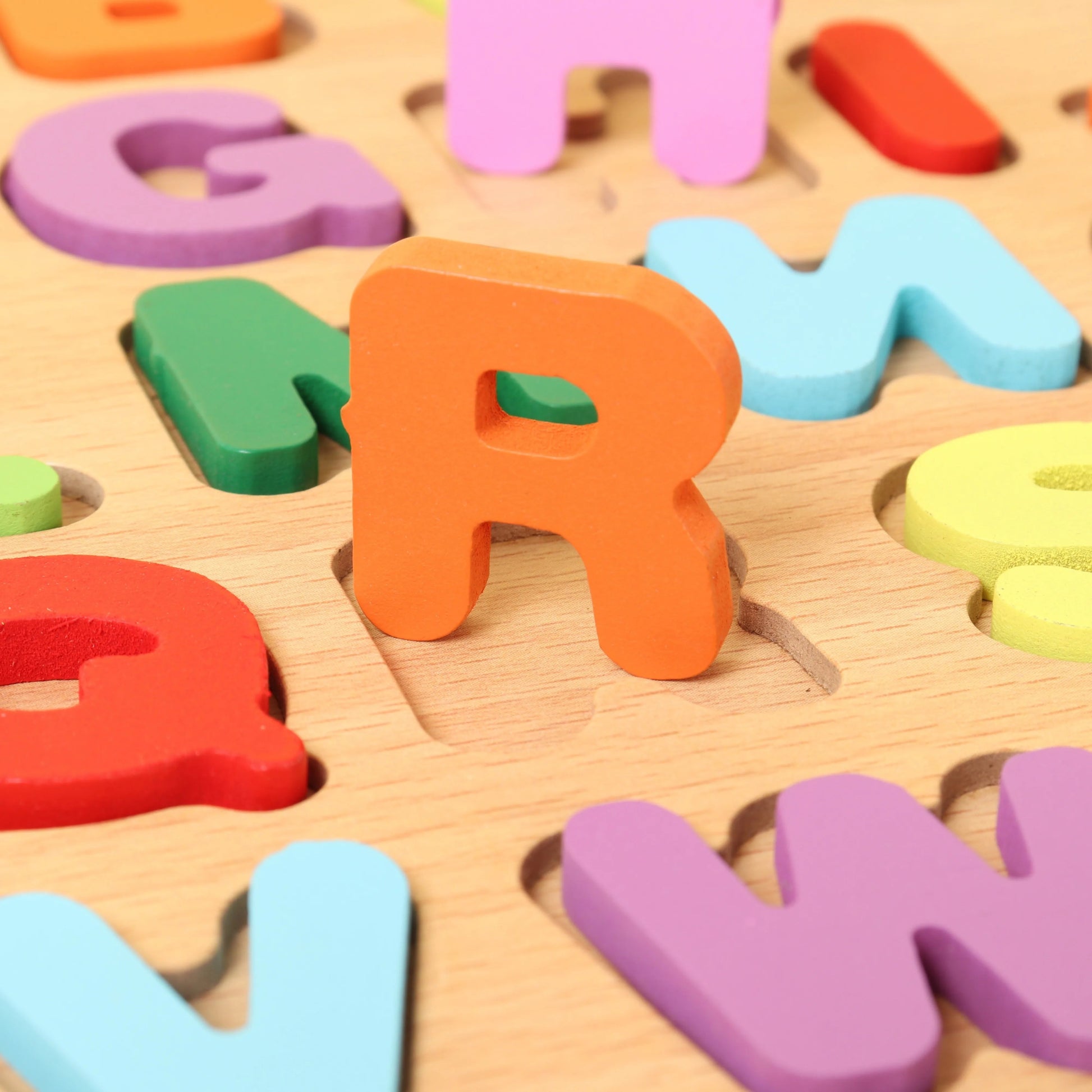 Wooden Alphabet Jigsaw | Children's Puzzle, Early Educational Toys - VarietyGifts