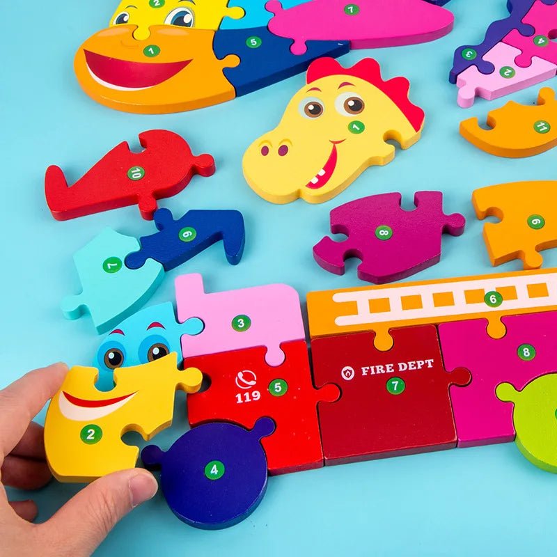 Wooden Jigsaw for Kids | Puzzle Solving, Learning Educational Toys - VarietyGifts