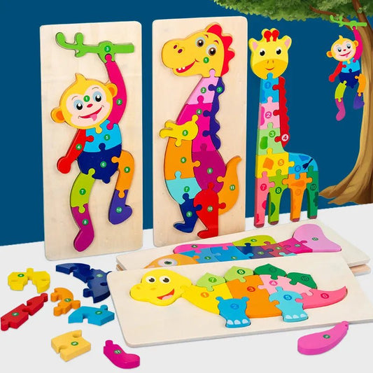 Wooden Jigsaw for Kids | Puzzle Solving, Learning Educational Toys - VarietyGifts