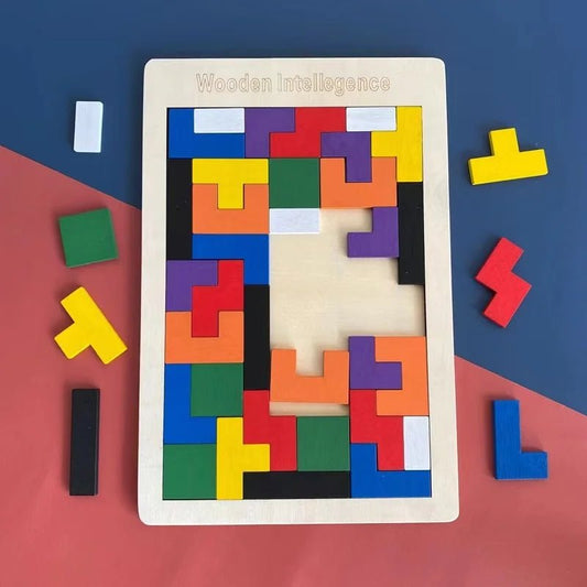 Wooden Jigsaw Shape Puzzles | Montessori, Educational Toys, Learning - VarietyGifts