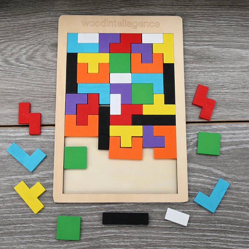 Wooden Jigsaw Shape Puzzles | Montessori, Educational Toys, Learning - VarietyGifts