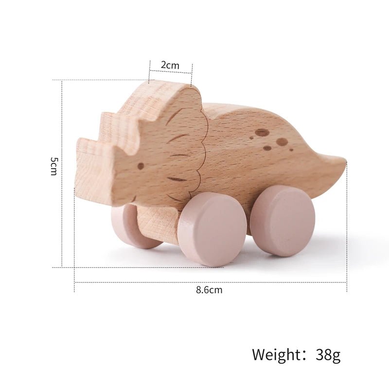 Wooden Montessori Animal Train | Build It, Pull It, Play With It - VarietyGifts