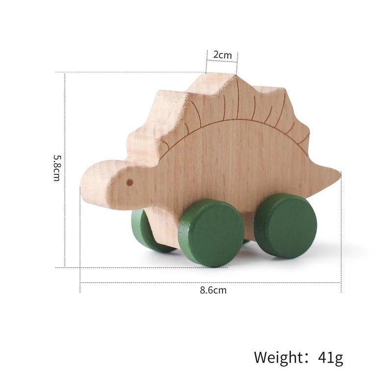 Wooden Montessori Animal Train | Build It, Pull It, Play With It - VarietyGifts