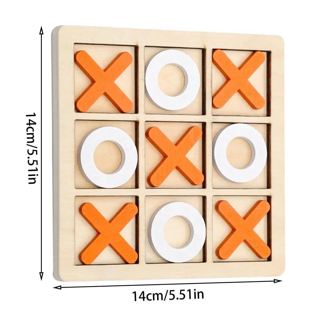 Wooden Tic - Tac - Toe Game | Children's Early Education Montessori Toys - VarietyGifts