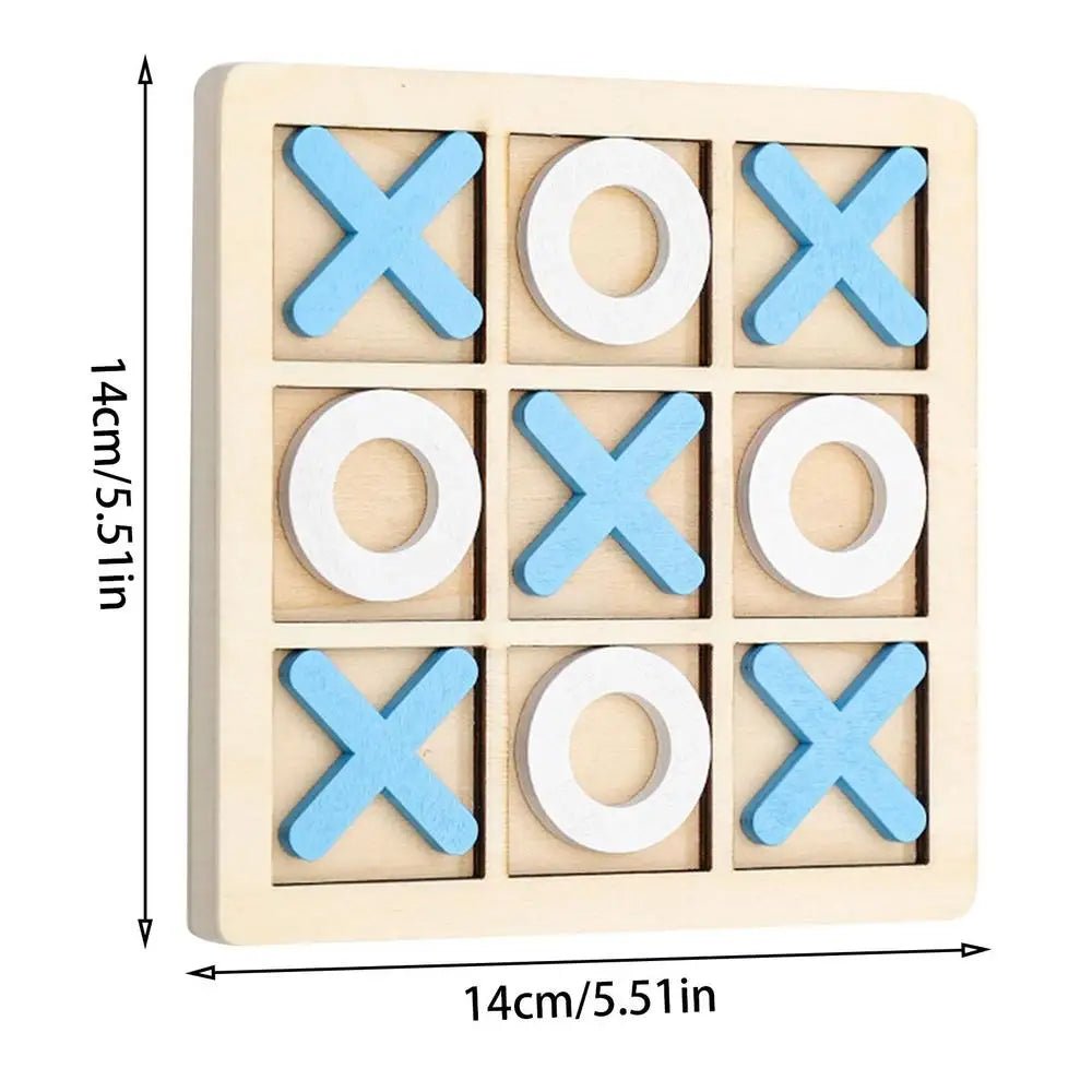 Wooden Tic - Tac - Toe Game | Children's Early Education Montessori Toys - VarietyGifts