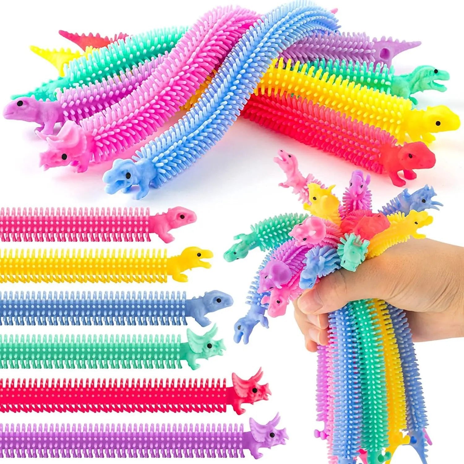 Worm Noodle Stretch String 5pcs | Fidget Sensory Toys For Children - VarietyGifts